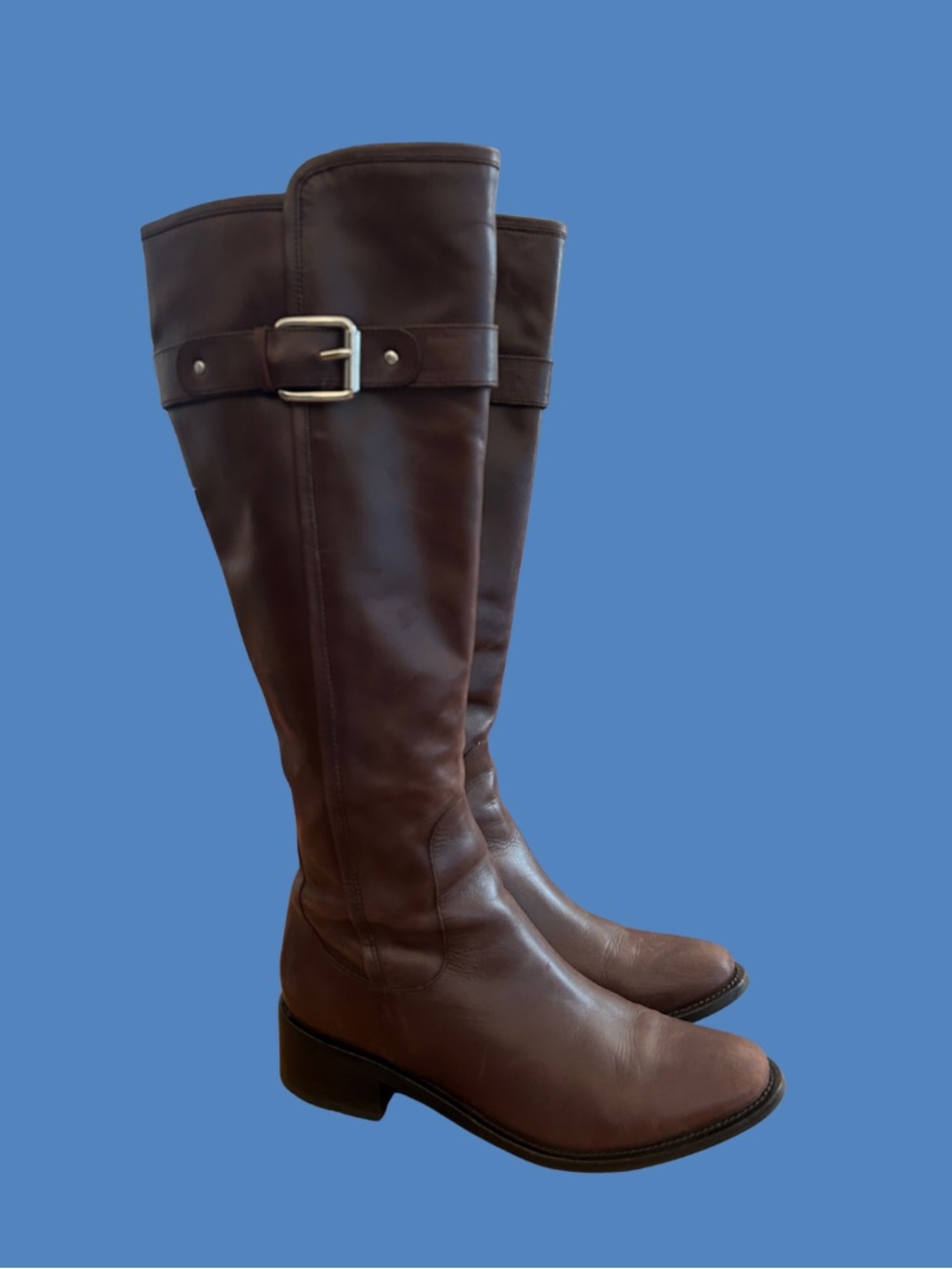Women's Cole Haan Tall Brown Leather Boots